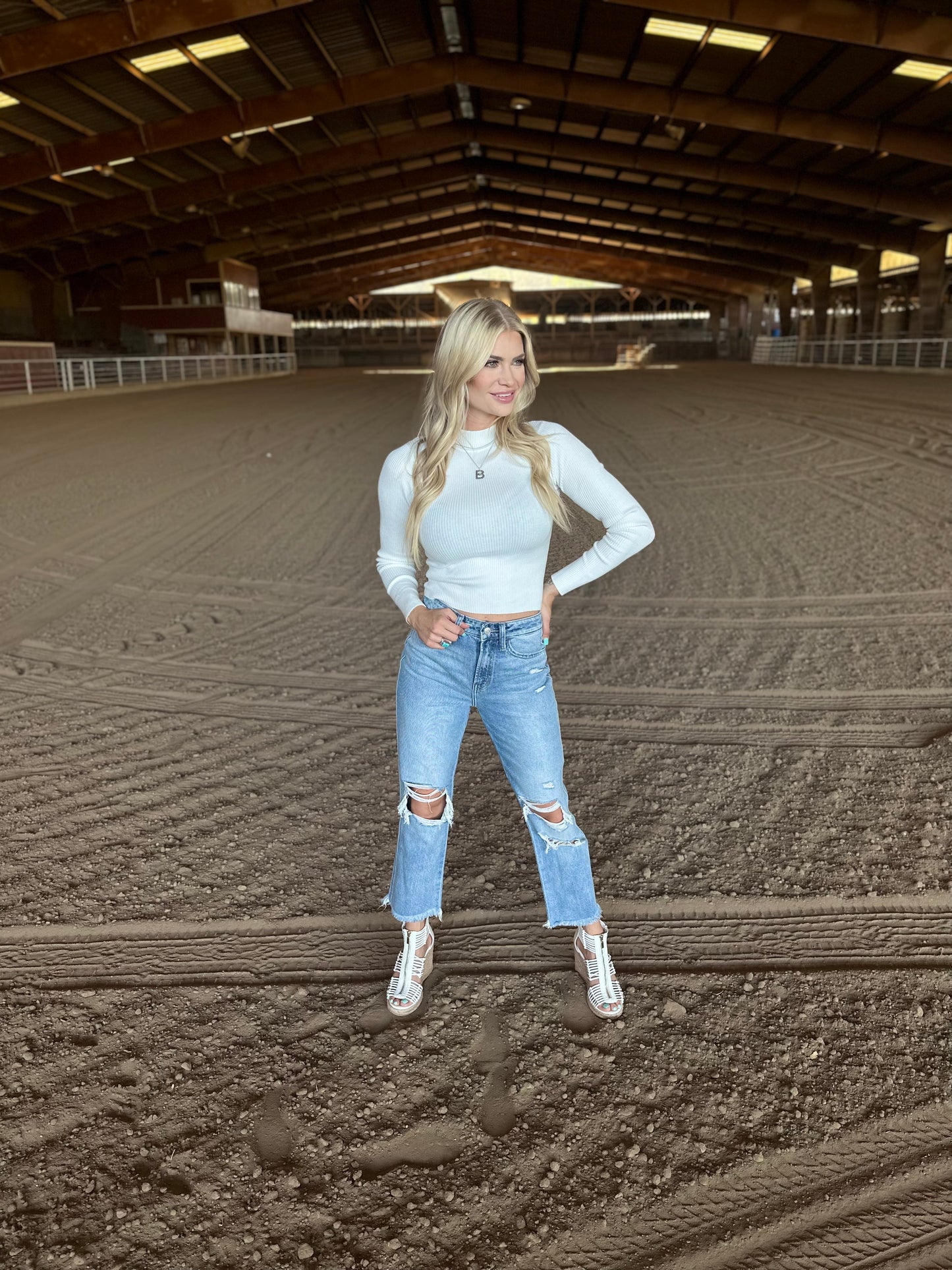 HERE FOR THE RODEO JEANS