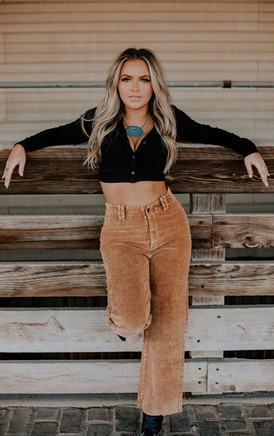 TAN BOUJEE COWGIRL PANTS