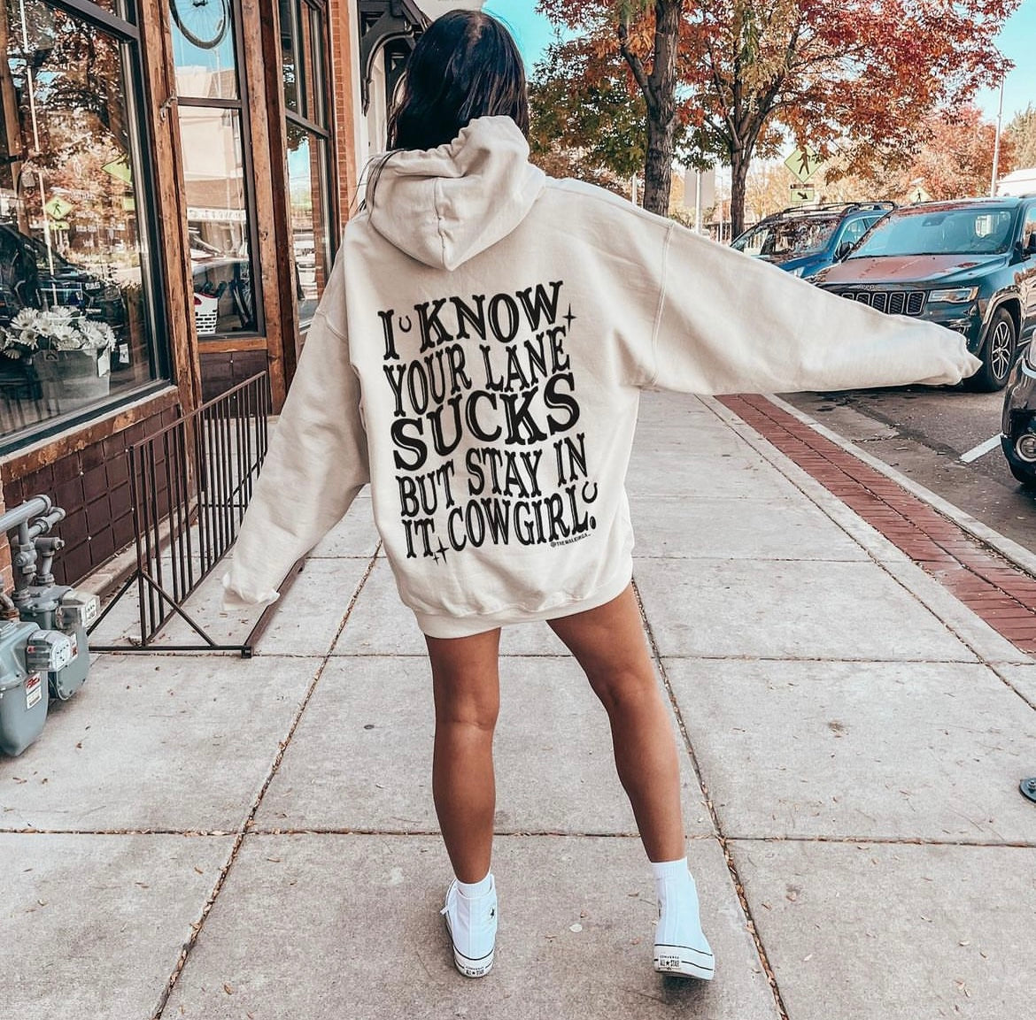 YOUR LANE SUCKS SWEAT SHIRT