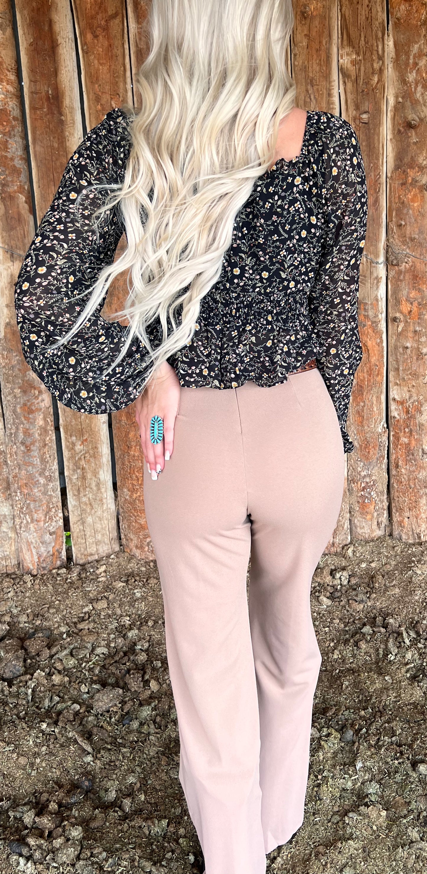 VINTAGE COWGIRL TAN PANTS