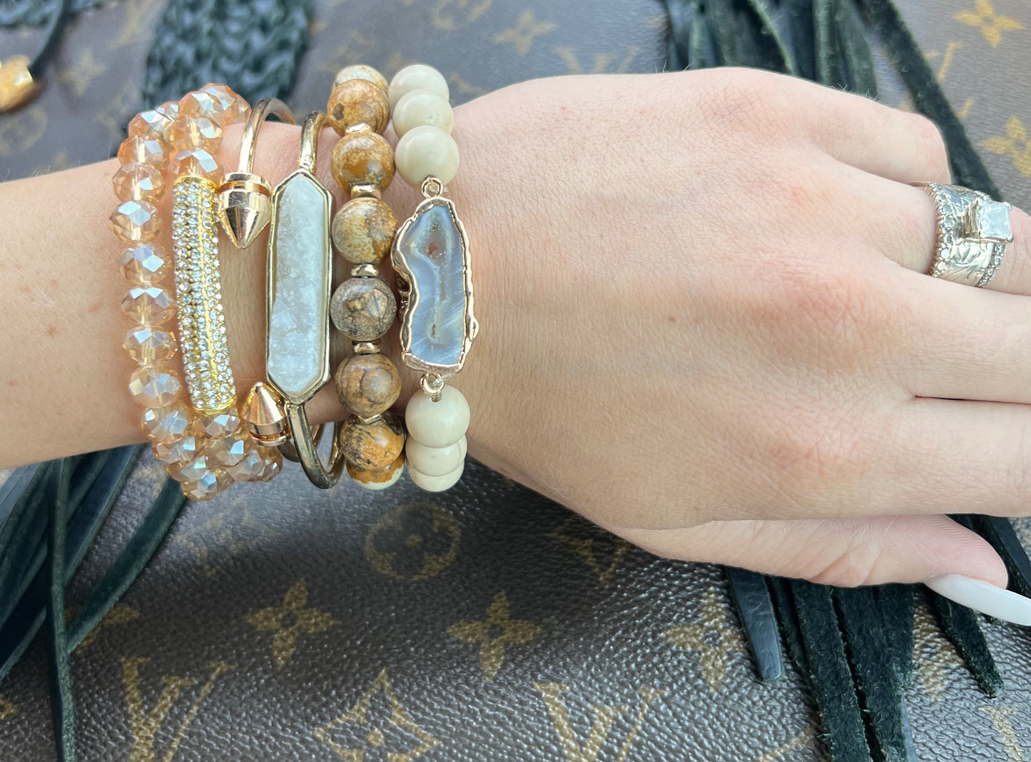 STACKED NEUTRAL BRACELETS